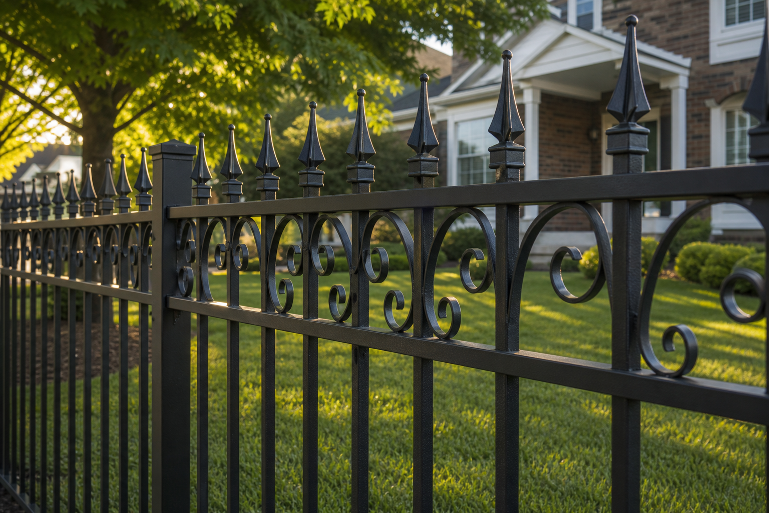 Wrought Iron Fence in New Lenox, IL