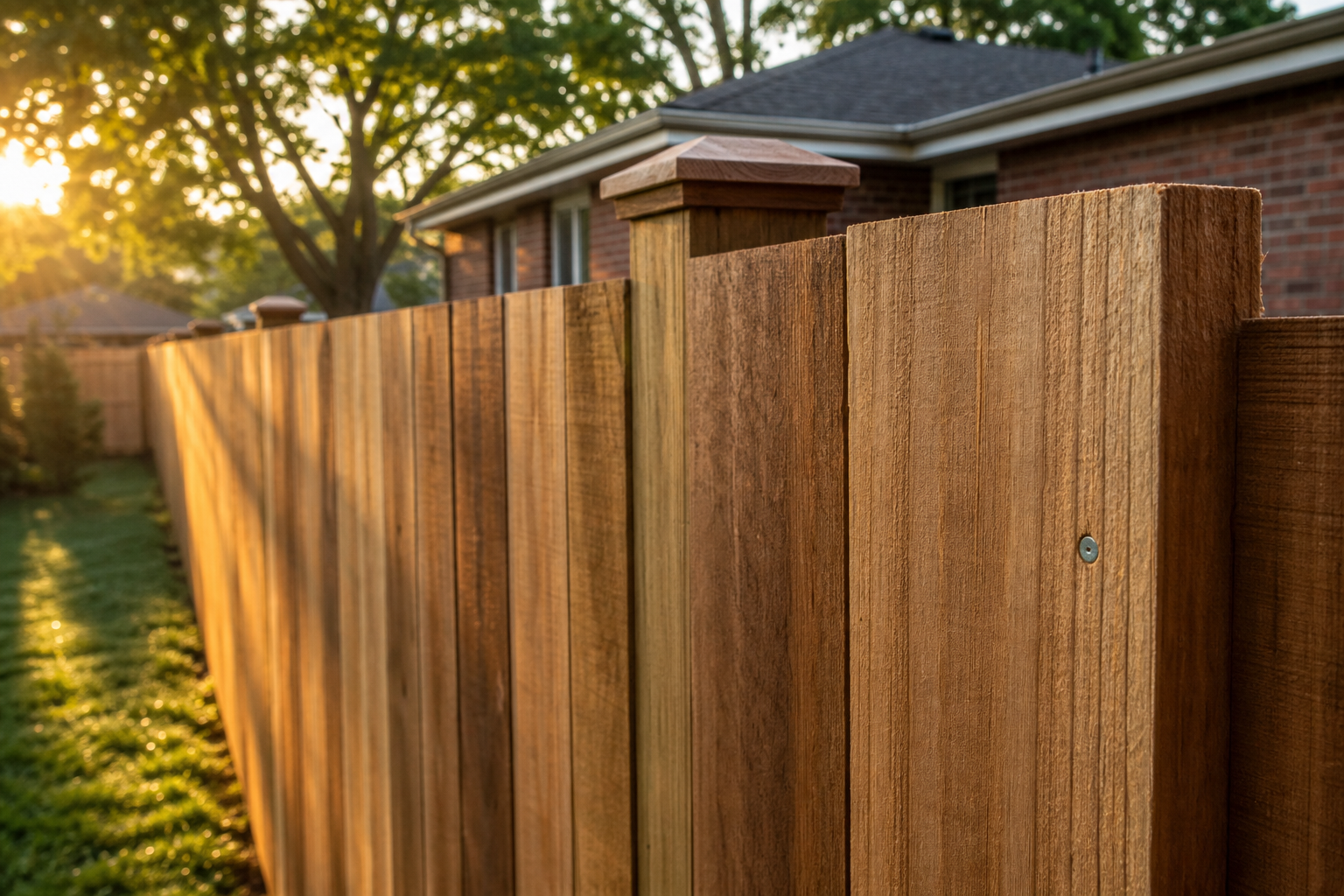 Wood Privacy Fence