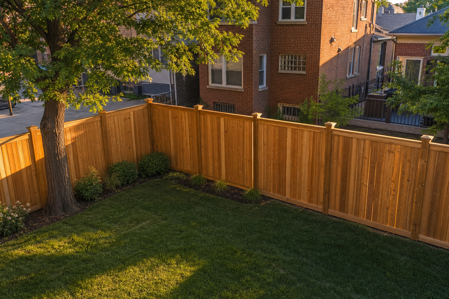 Wood Privacy Fence