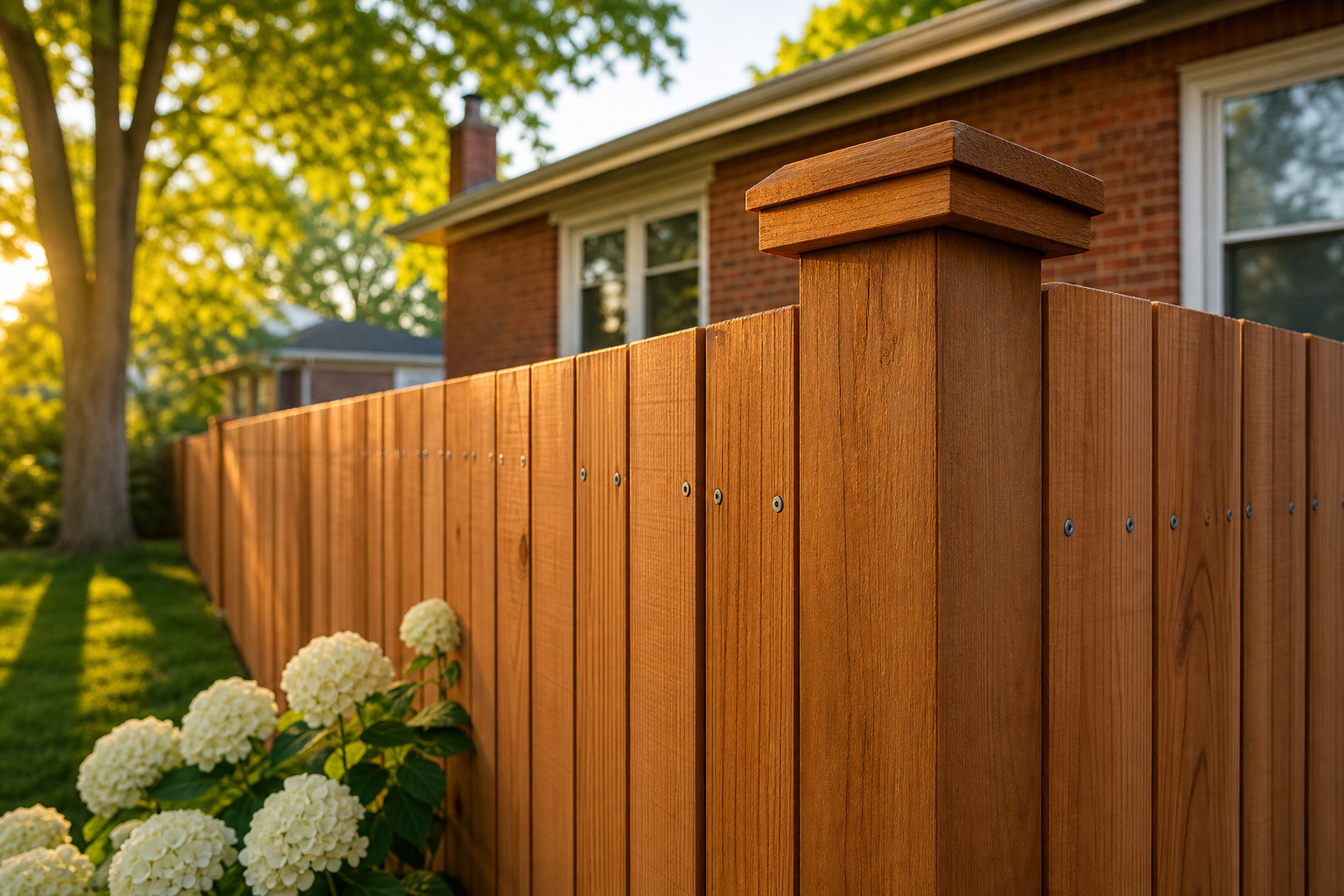 Wood Privacy Fence