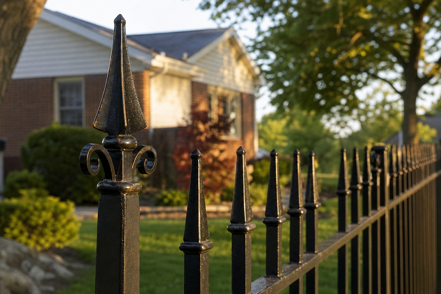 Wrought Iron Fence in Romeoville, IL