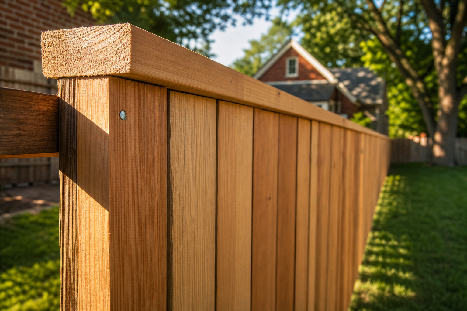 Wood Privacy Fence in Lockport, IL