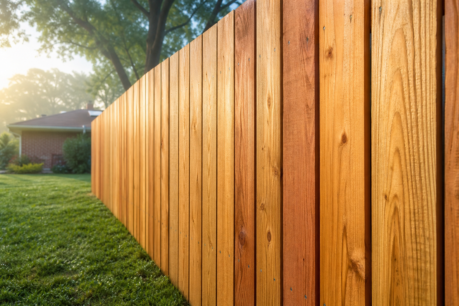 Wood Privacy Fence