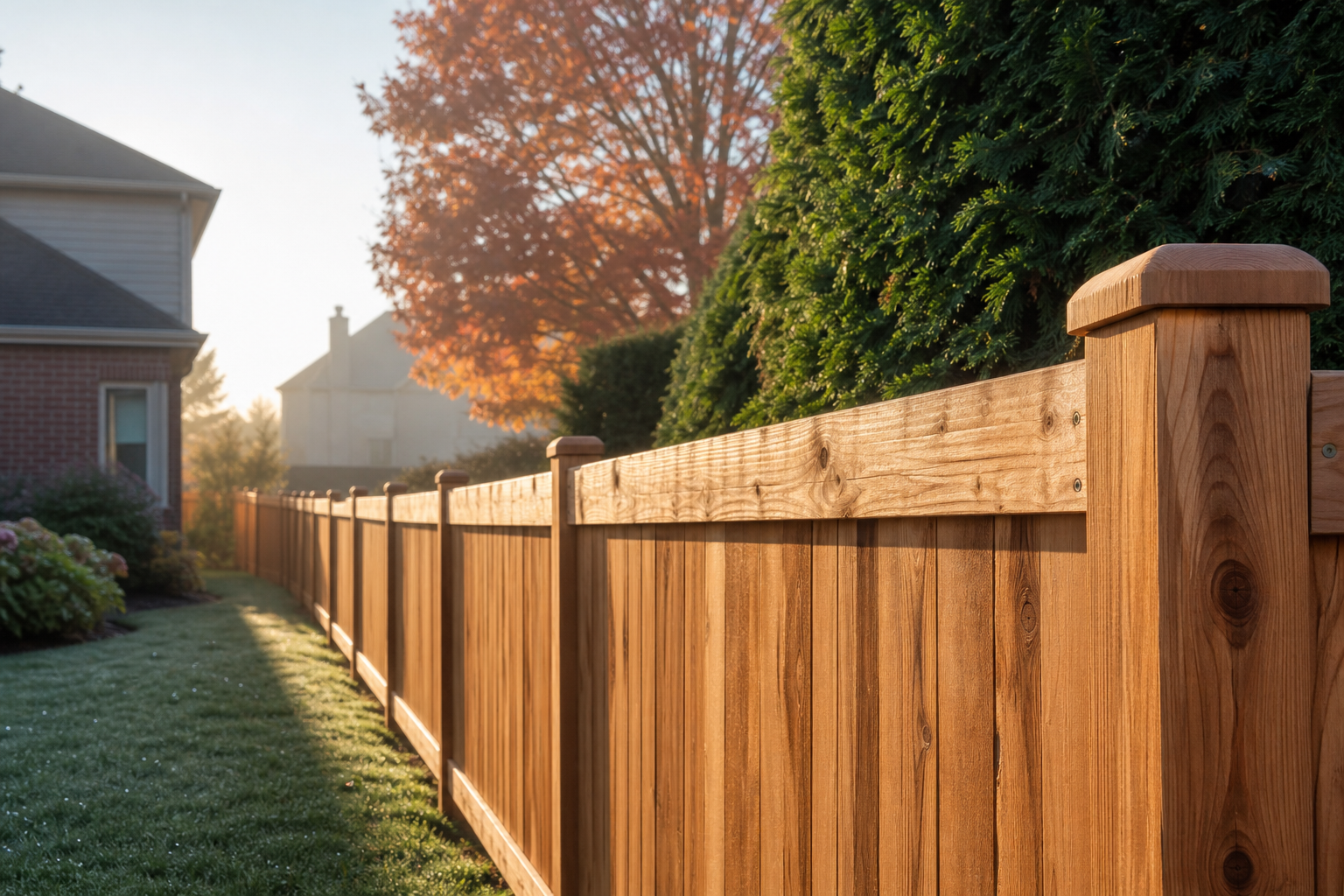 Wood Privacy Fence